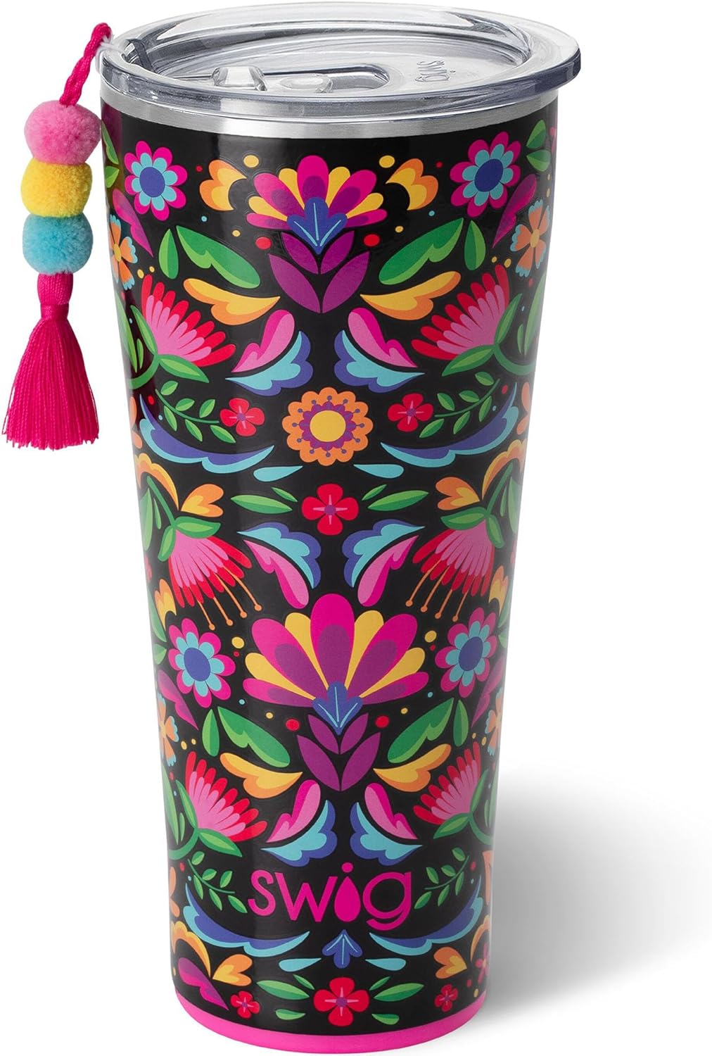 Swig Life 32oz Insulated Tumbler, Travel Coffee Tumbler with Lid, Cup Holder Friendly Travel Coffee Mug, Stainless Steel with Lid (Hayride)