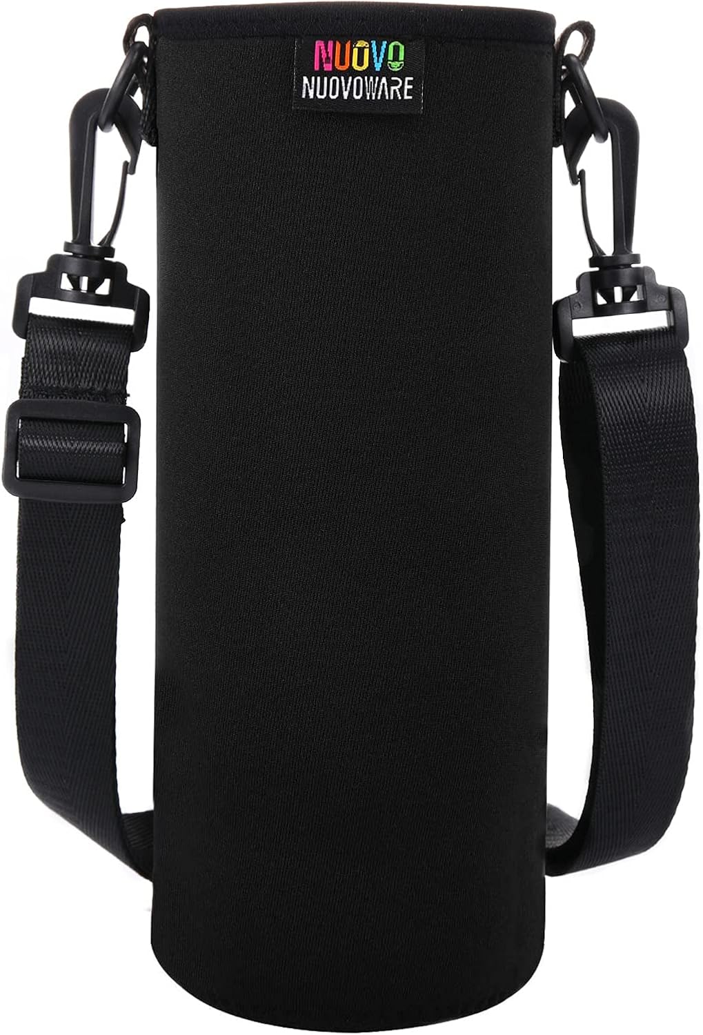 Nuovoware Water Bottle Carrier Bag, Premium Neoprene Portable Insulated Water bottle Sling Holder Bag 500ml/750ml/1000ml with Adjustable Shoulder Strap for Men Women Hiking, Sling Bottle Bag Case
