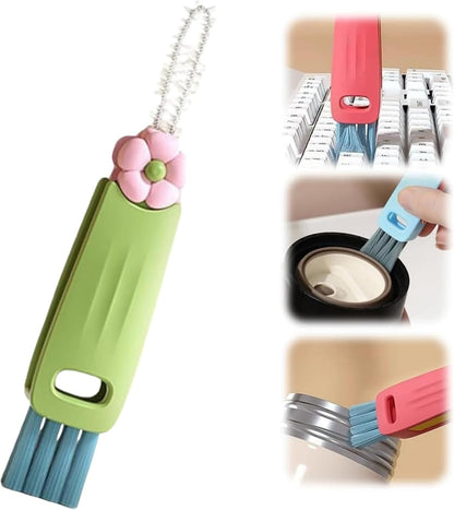 3 in 1 Cup Lid Cleaning Brush, 3 in 1 Multifunctional Cleaning Brush Portable Cup Lid Cleaner for Bottle Gap Tight Spaces Cup, Portable Cup Lid Cleaner with Brush, 3 Pcs
