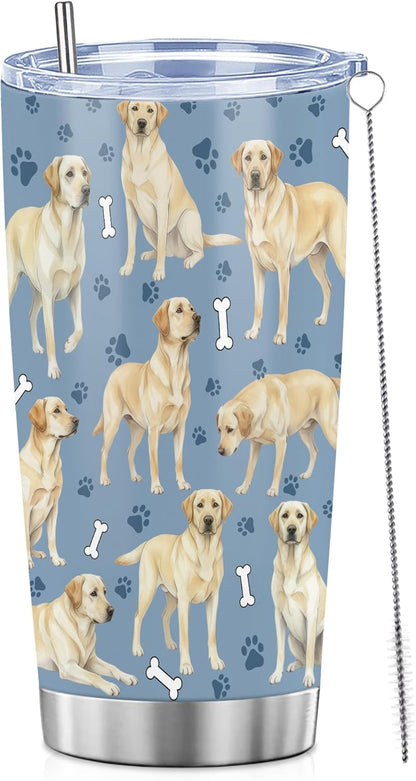 Beagle Gifts for Women Men, 40oz Stainless Steel Insulated Tumbler Travel Cup Mug, Funny and Unique Beagle Gifts for Dog Lover - Colors A