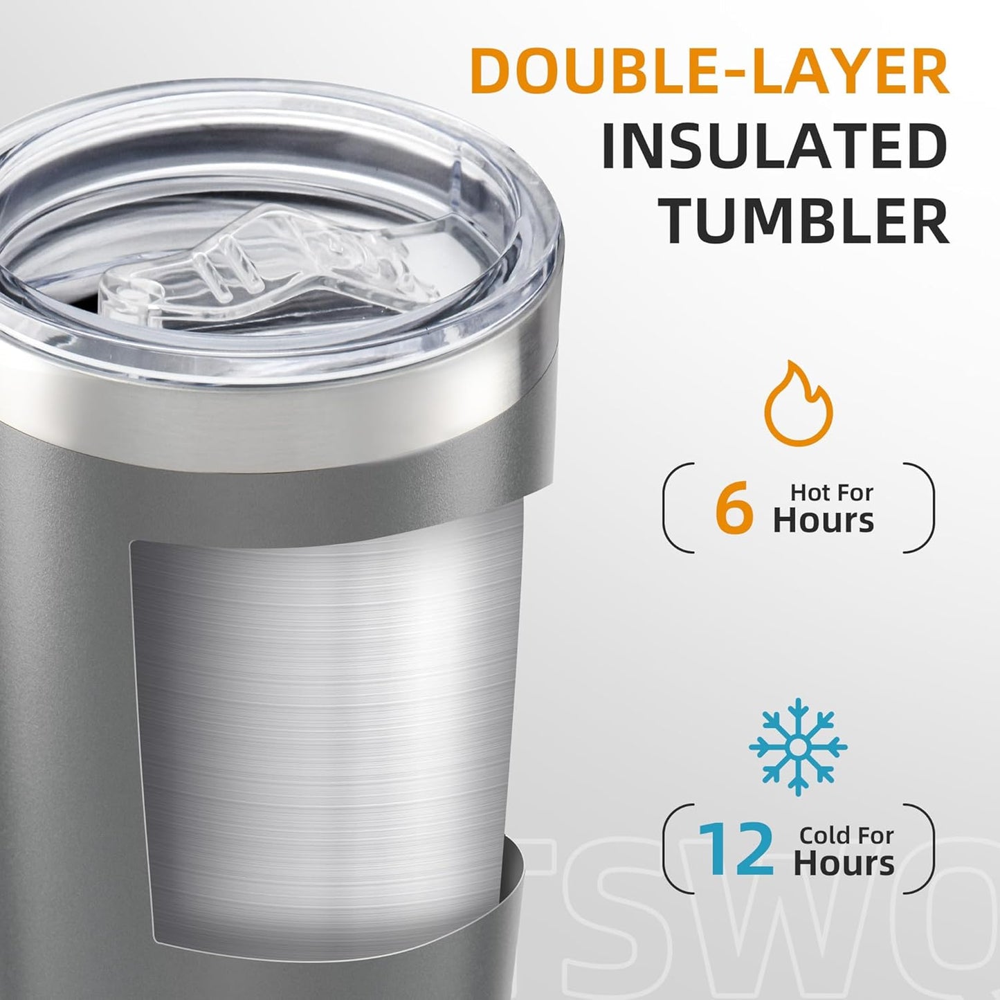 20 oz Tumbler with Lid Stainless Steel Insulated Tumblers Double Wall Vacuum Coffee Mug Powder Coated Tumbler Cups for Cold and Hot Drinks, Tropical Pink, 1 pack