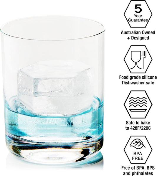 DRINKSPLINKS Water Bottle Ice Cube Tray. Keep Water in Drink Bottles Cold for Longer With This Large Tumbler Ice Cube Mold.