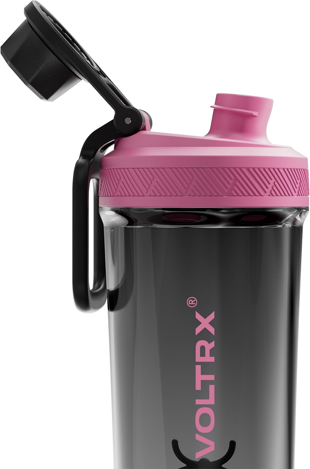 VOLTRX Electric Protein Shaker Bottle - USB Rechargeable Mixer Cup for Shakes and Meal Replacements, BPA-Free Tritan, 20oz