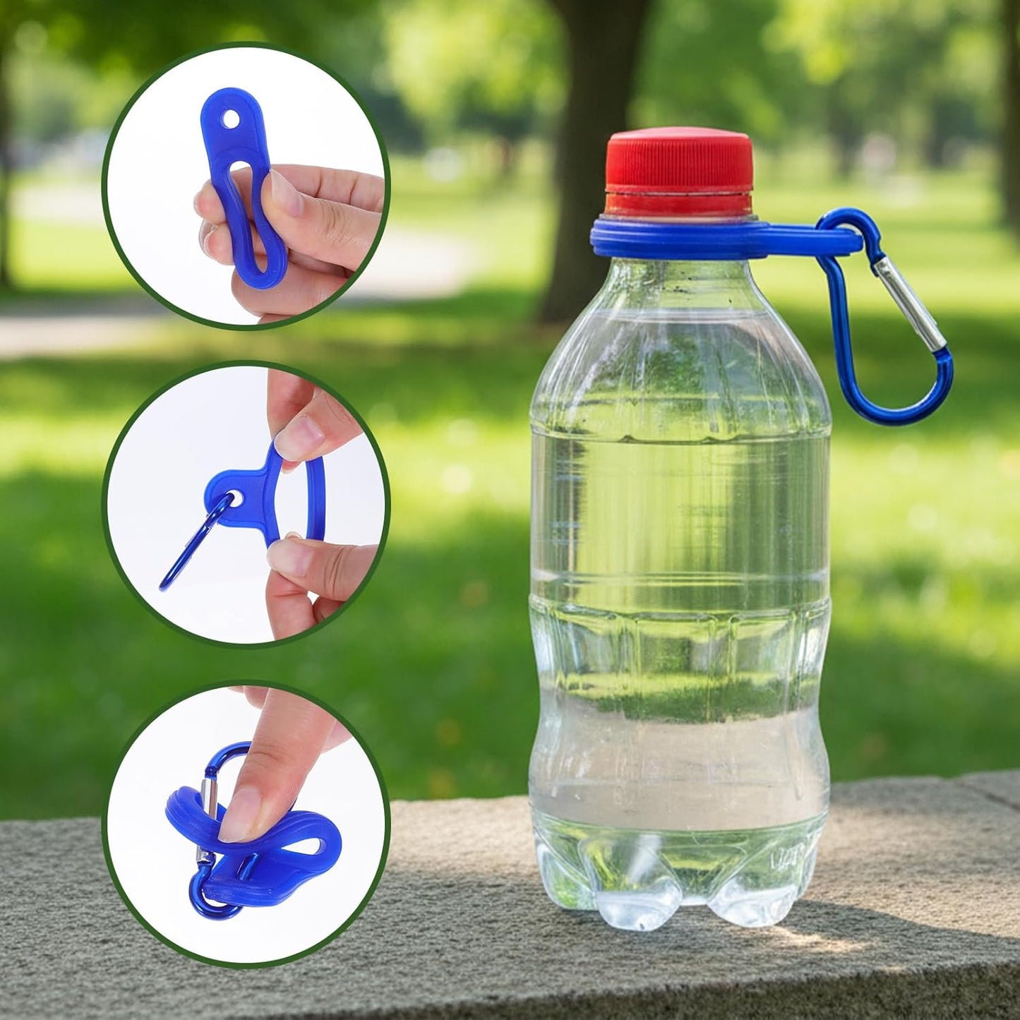 7 Pcs Water Bottle Holder Hanging Bottles Buckle Clip
