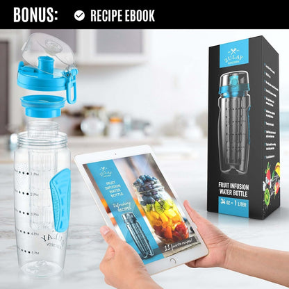 Portable Water Bottle with Fruit Infuser
