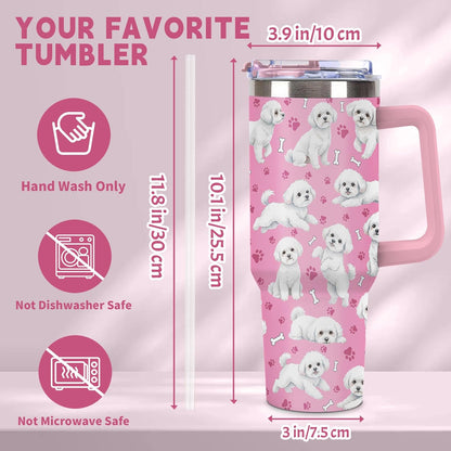 Beagle Gifts for Women Men, 40oz Stainless Steel Insulated Tumbler Travel Cup Mug, Funny and Unique Beagle Gifts for Dog Lover - Colors A