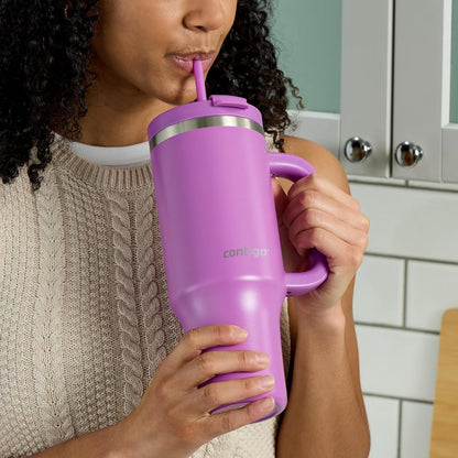 Contigo Streeterville 40oz Tumbler, Stainless Steel Vacuum Insulated, Leak-Proof, Cold for 29 Hours, Reef