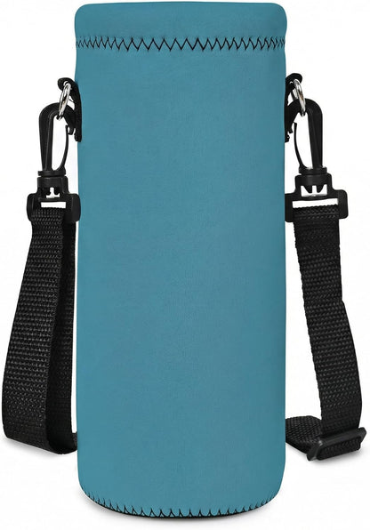 AUPET Water Bottle Bag Carrier,24oz/32oz Insulated Neoprene bottle Sling Holder Case Pouch Cover for 1000ML/750ML Bottles with Shoulder Strap for walking