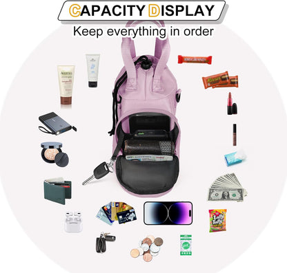 Water Bottle Holder with Strap, 4 Big Pockets with Compartment, 24oz/32oz/40oz Crossbody Water Bottle Carrier Bag