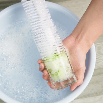LiKee Super-Long 18" Bottle Cleaning Brush, Extra-Large 2.5” Wide Cleaner, Flexible Long Handle Brush for Water Bottle, Cups, Baby Bottle