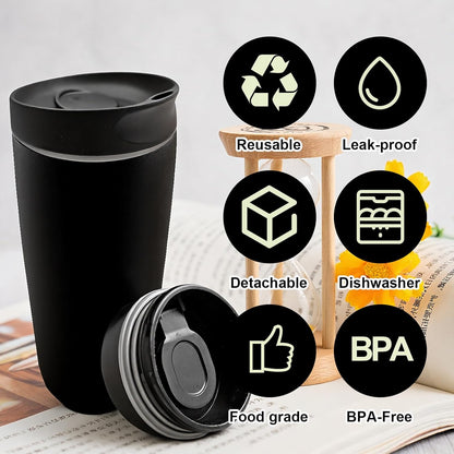 Replacement Slider Lid for Owala SmoothSip 20oz & 12oz, Top Cover Compatible with Owala 24oz Coffee Tumbler, Coffee Travel Mugs Leakproof Accessories, BPA-Free (Black Cherry)