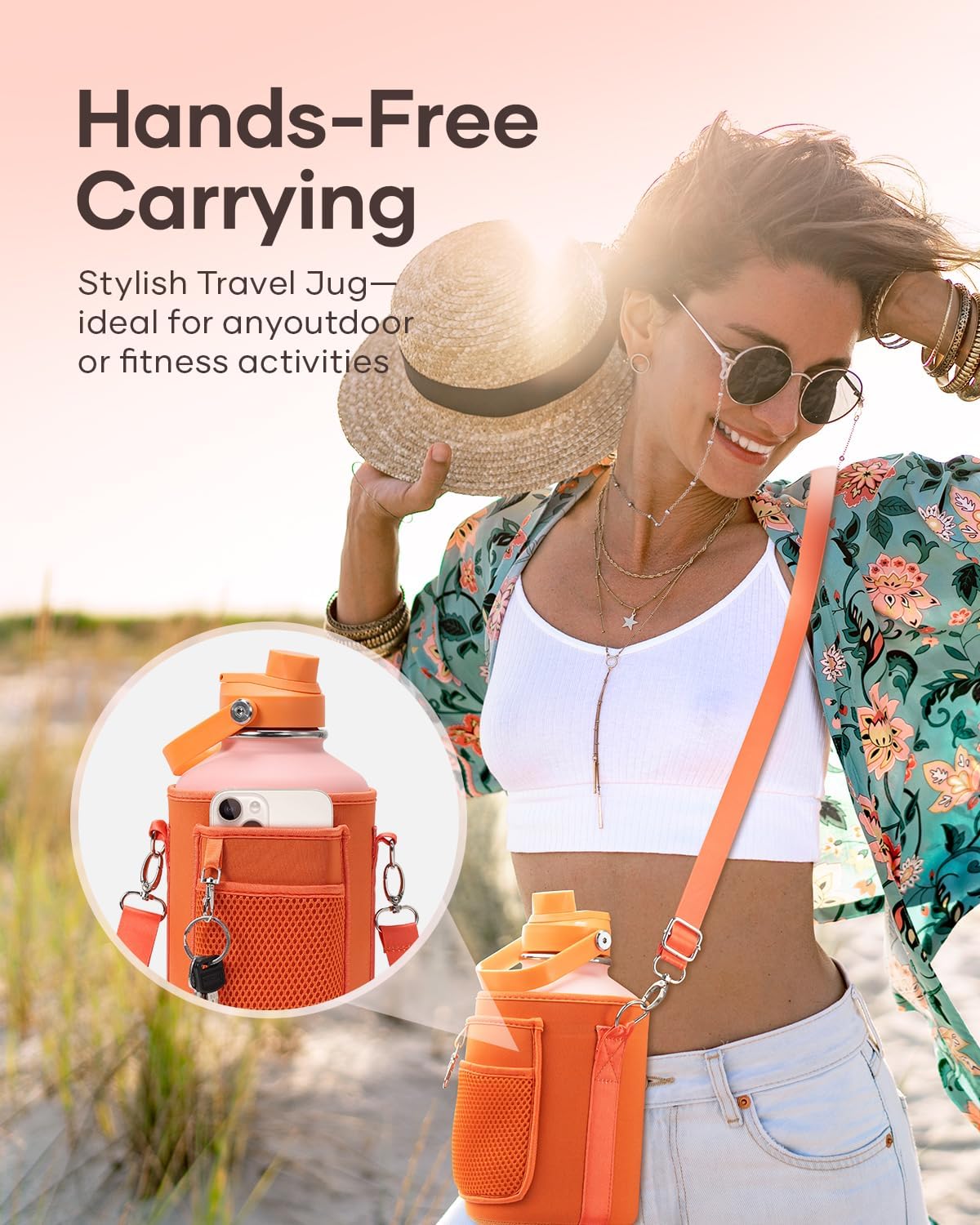 BUZIO 40oz Insulated Water Bottle, Triple Wall Vacuum Stainless Steel Water Flask with 2 lids, Lead-Free BPA-Free Straw Lid Sports Canteen Jug, Cold 48H & Hot 24H- Black - Colors B