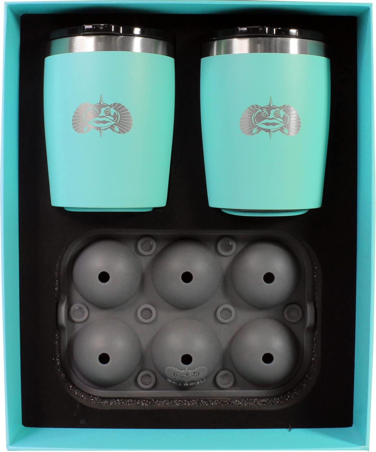 Toadfish Non-tipping 10oz Double Wall Insulated Stainless Steel Rocks Tumbler w/ East Slide Lid - Graphite