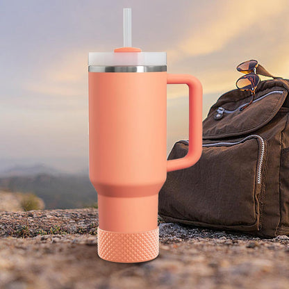 WUQID Water Bottle Boot, Diamond Silicone Boot Compatible with Stanleyy Tumbler 20-40oz & Hydroo Flask Bottle 12oz-24oz, Reduces Dents Sleeve Cover for More Bottles/Tumblers Bottom of 2.83-2.95in