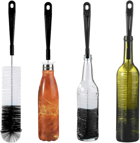 ALINK 17 inch Extra Long Bottle Cleaning Brush Cleaner for Washing Narrow Neck Beer/Wine/Thermos, Brewing Bottles, Hummingbird Feeder