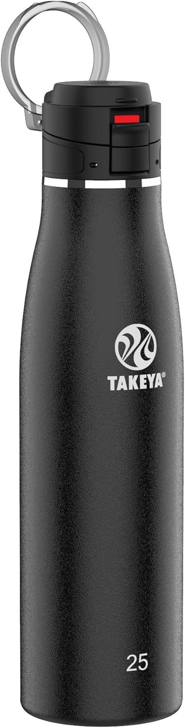 Takeya 17 oz Traveler Stainless Steel Insulated Travel Coffee Mug with Locking Leak Proof Lid, Premium Quality, BPA Free, Arctic