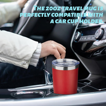 20oz Tumbler with Straw and Brush, Stainless Steel Vacuum Insulated tumbler, Double Wall Insulated Coffee Tumbler for Outdoor, Home, Travel,Office (Buff,1pcs)