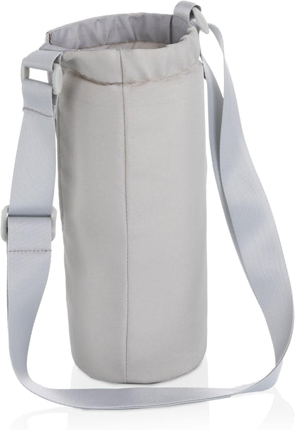 Picnic TIME Eclipse 40 oz Tumbler Tote and Crossbody Drink Carrier, Water Bottle Holder with Adjustable Shoulder Strap and Zipper Phone Pocket