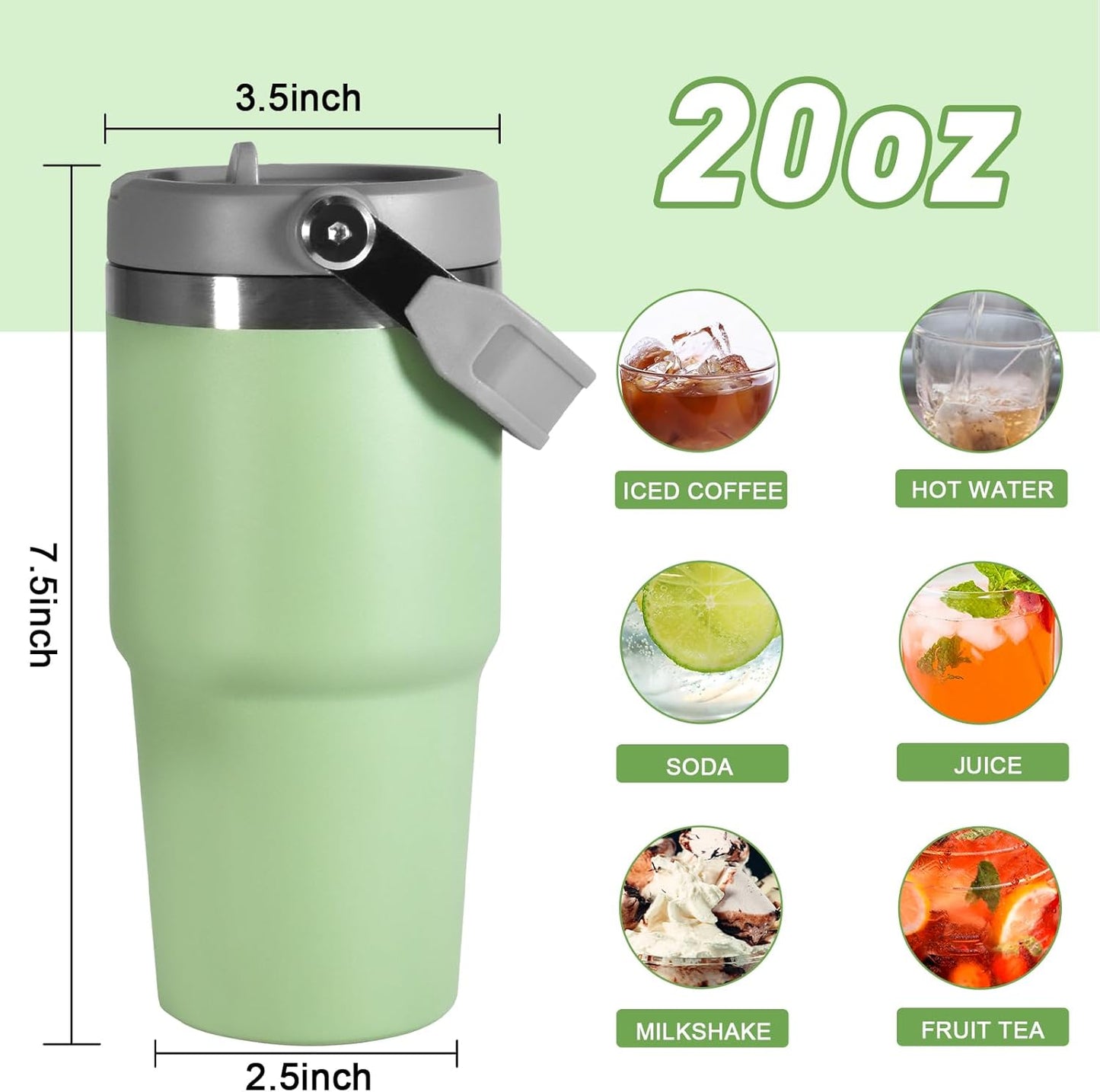 30 oz Tumbler with Handle and Straw Lid, Double Walled Vacuum Insulated Water Bottle Leakproof Tumbler Travel Coffee Mug Thermal Cup, Cupholder Friendly for Office, Home, Sport, Pink