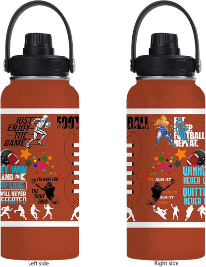 Pickleball Water Bottle 32oz Stainless Steel Insulated Vaccum with Lid, Pickleball Gifts for Pickleball Players, Pickleball Lovers, Women Girls Ladies