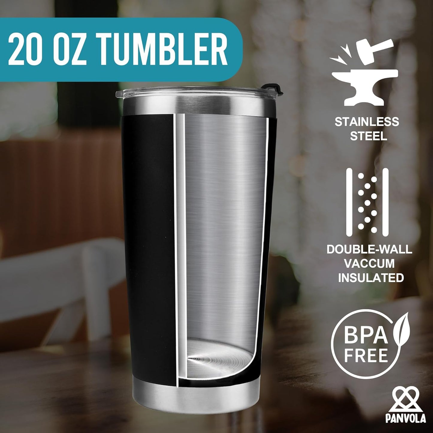 Panvola Tears of My Pickleball Opponents Tumbler Sports Player Coach Gifts Vacuum Insulated Stainless Steel Tumbler With Removable Lid And Straw (30 oz)