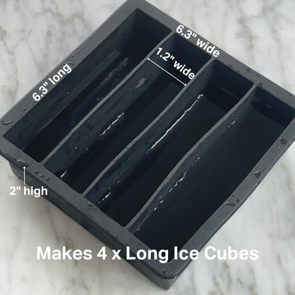 DRINKSPLINKS Water Bottle Ice Cube Tray. Keep Water in Drink Bottles Cold for Longer With This Large Tumbler Ice Cube Mold.