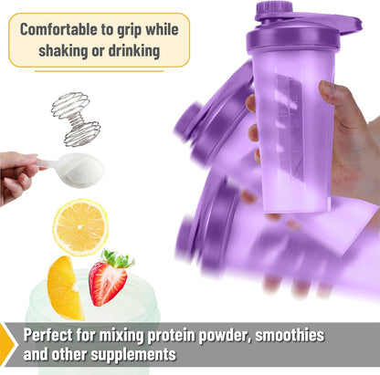 Mr. Pen- Shaker Bottles for Protein Mixes with Twist Cap, 28 oz, Protein Shaker Bottle with Wire Whisk Ball, Shaker Cup, Mixer Bottle
