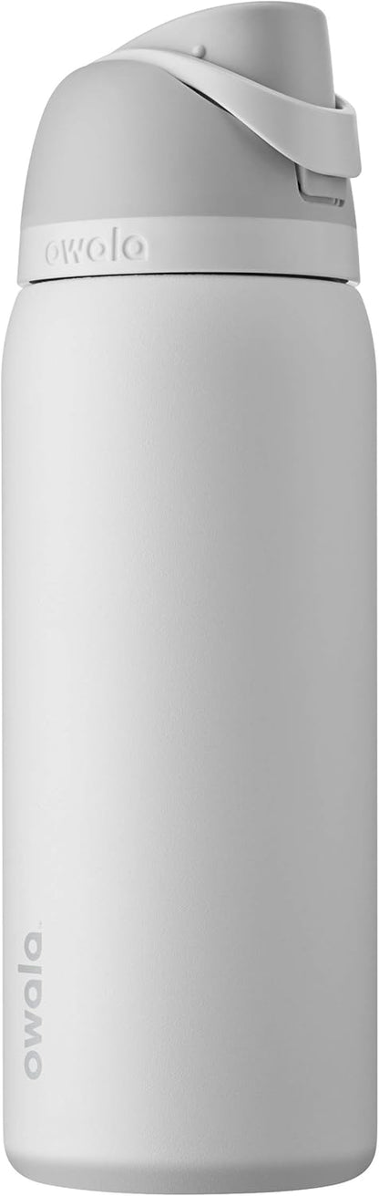 Owala FreeSip Insulated Stainless Steel Water Bottle with Straw, BPA-Free Sports Water Bottle, Great for Travel, 32 Oz, Denim