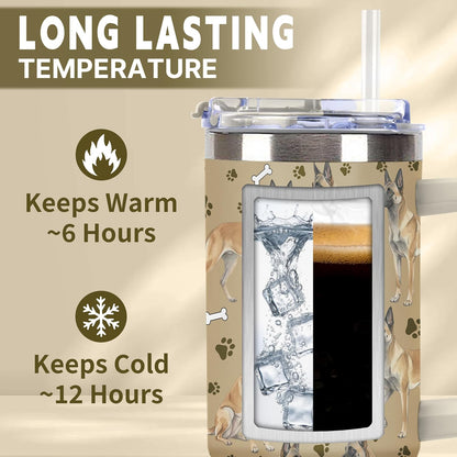 Beagle Gifts for Women Men, 40oz Stainless Steel Insulated Tumbler Travel Cup Mug, Funny and Unique Beagle Gifts for Dog Lover - Colors A