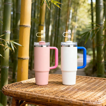 6PCS Silicone Straw Covers Caps Compatible with Stanley 30&40 Oz Tumbler Accessories Simple Straw Toppers Reusable Caps for Stanley Cup 10mm 0.4in Straws (Colorful 1)