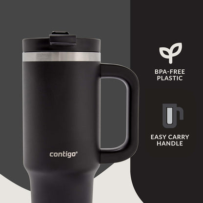 Contigo Streeterville 40oz Tumbler, Stainless Steel Vacuum Insulated, Leak-Proof, Cold for 29 Hours, Reef
