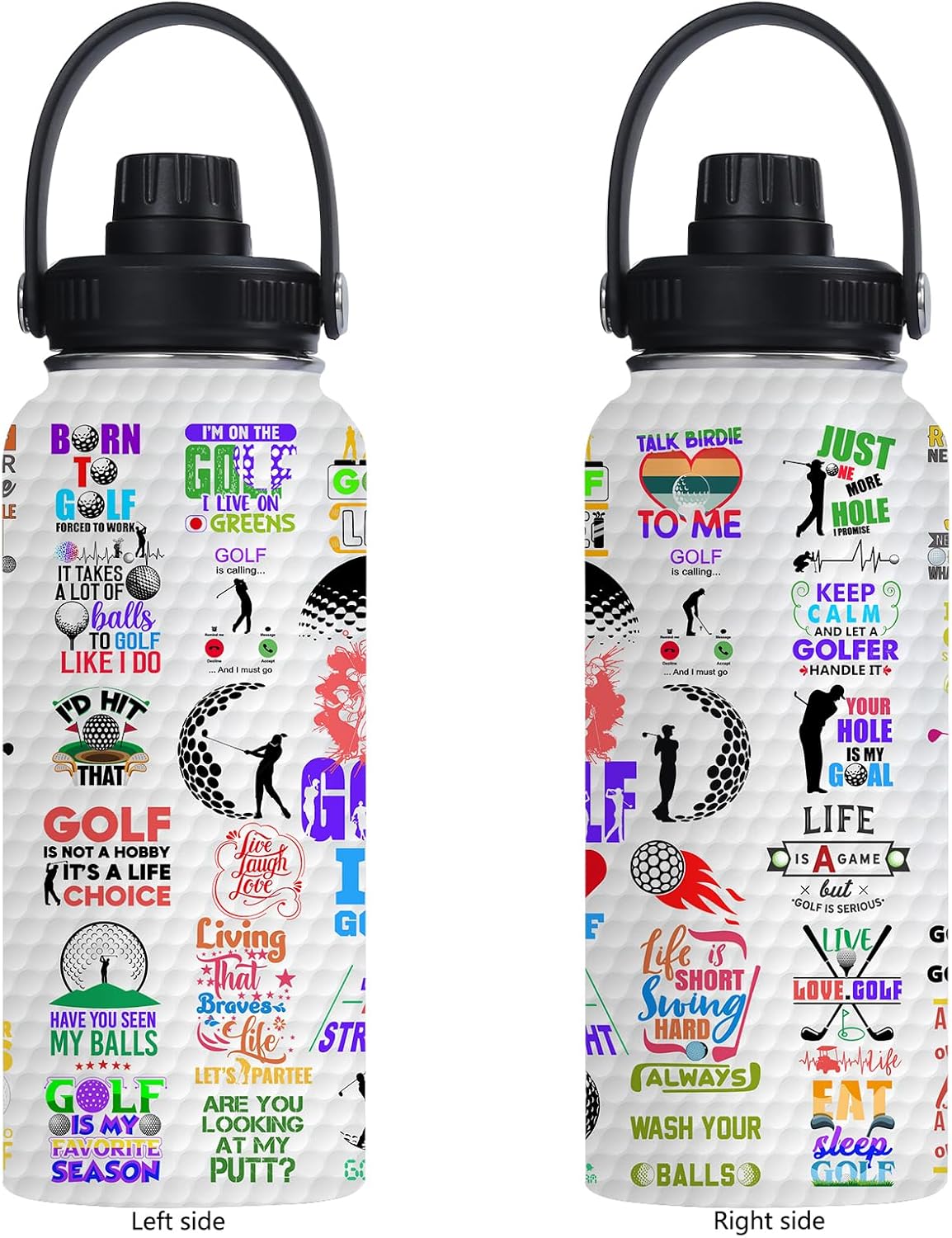 Pickleball Water Bottle 32oz Stainless Steel Insulated Vaccum with Lid, Pickleball Gifts for Pickleball Players, Pickleball Lovers, Women Girls Ladies