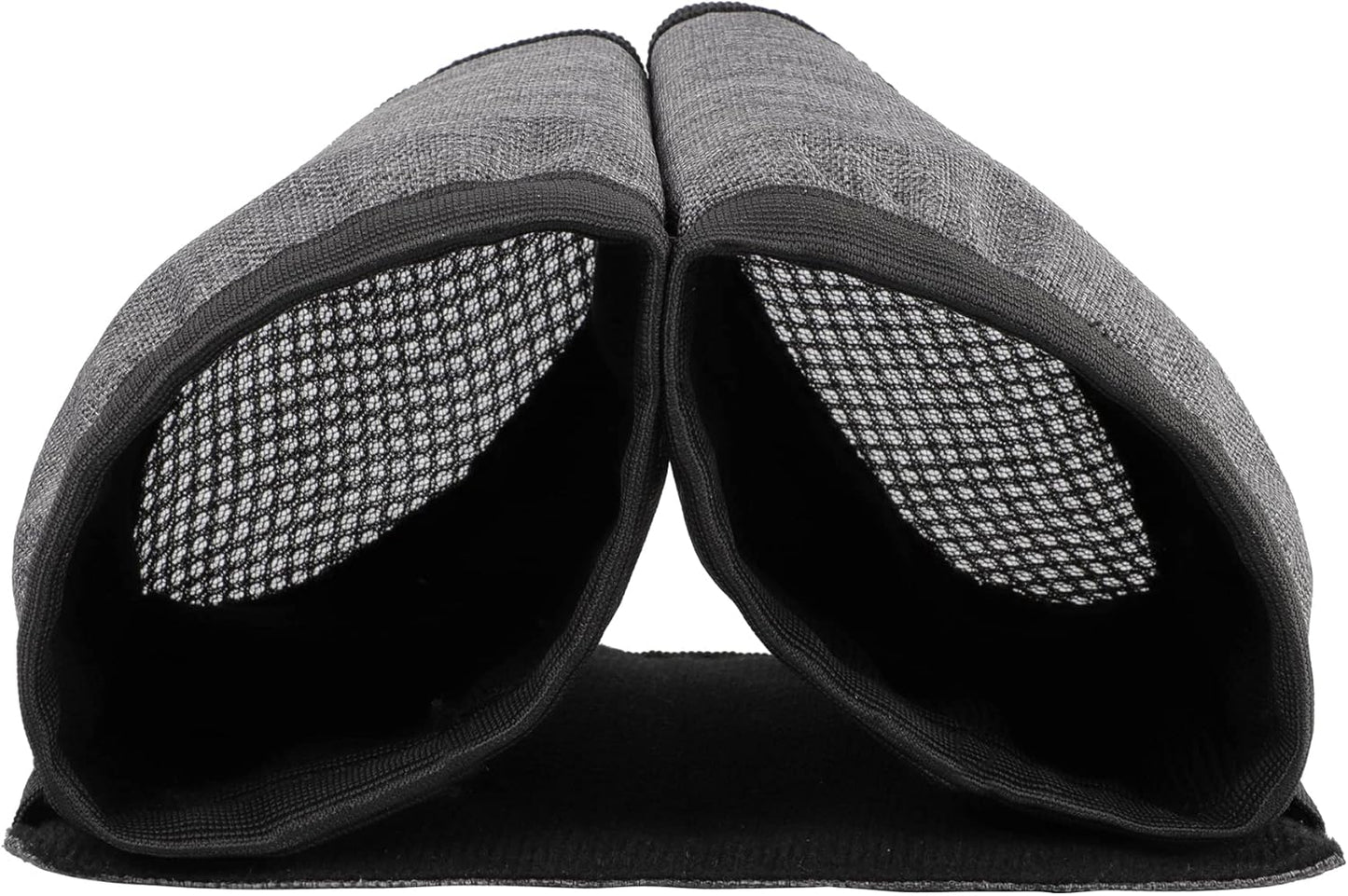 riemot Luggage Travel Cup Holder Free Hand Drink Carrier - Hold Two Coffee Mugs - Fits Roll on Suitcase Handles - Gifts for Flight Attendants Travelers Accessories Carbon Black