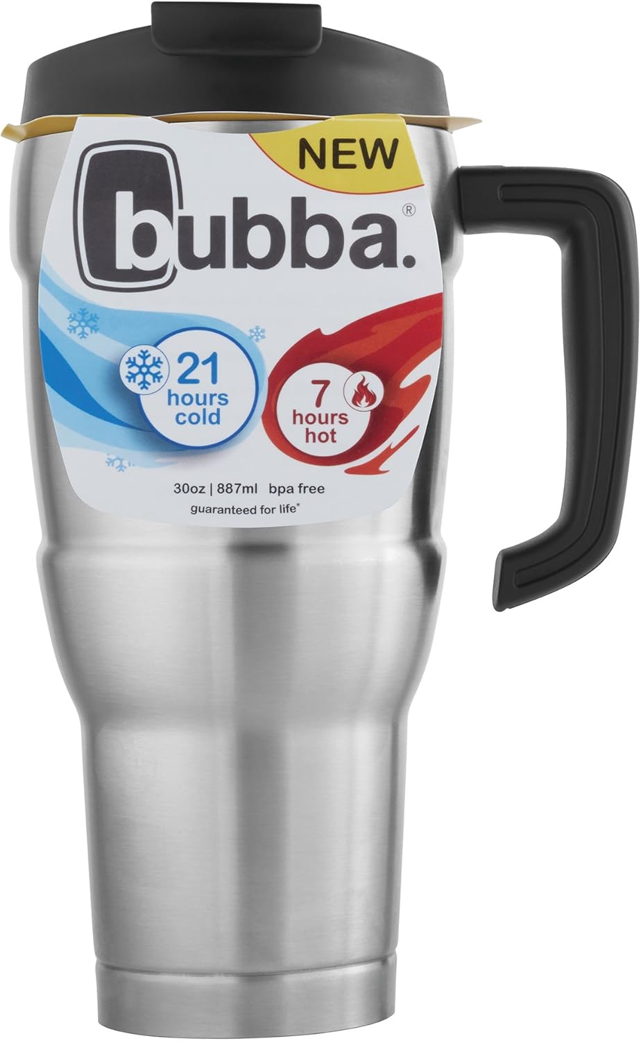 Bubba HERO Vacuum-Insulated Stainless Steel Travel Mug with Handle, 18 oz, Gunmetal