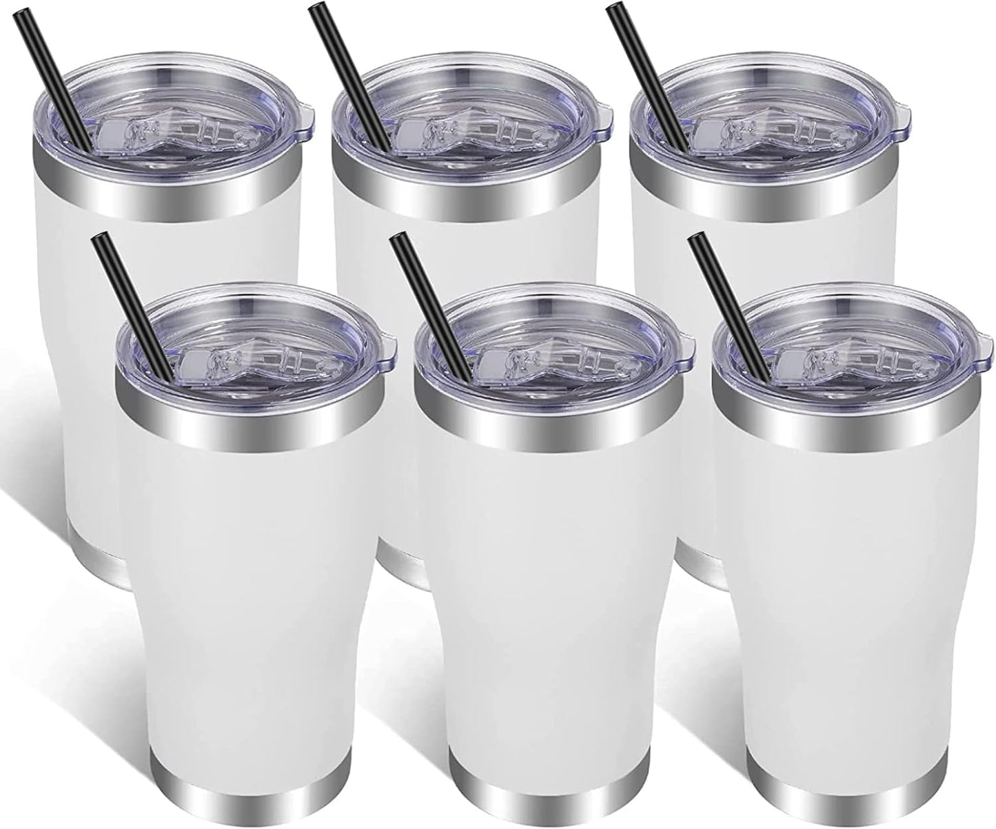 VEGOND 20oz Tumbler Stainless Steel Tumbler Cup with Lid And Straw Vacuum Insulated Double Wall Travel Coffee Mug(Orange 1 Pack)