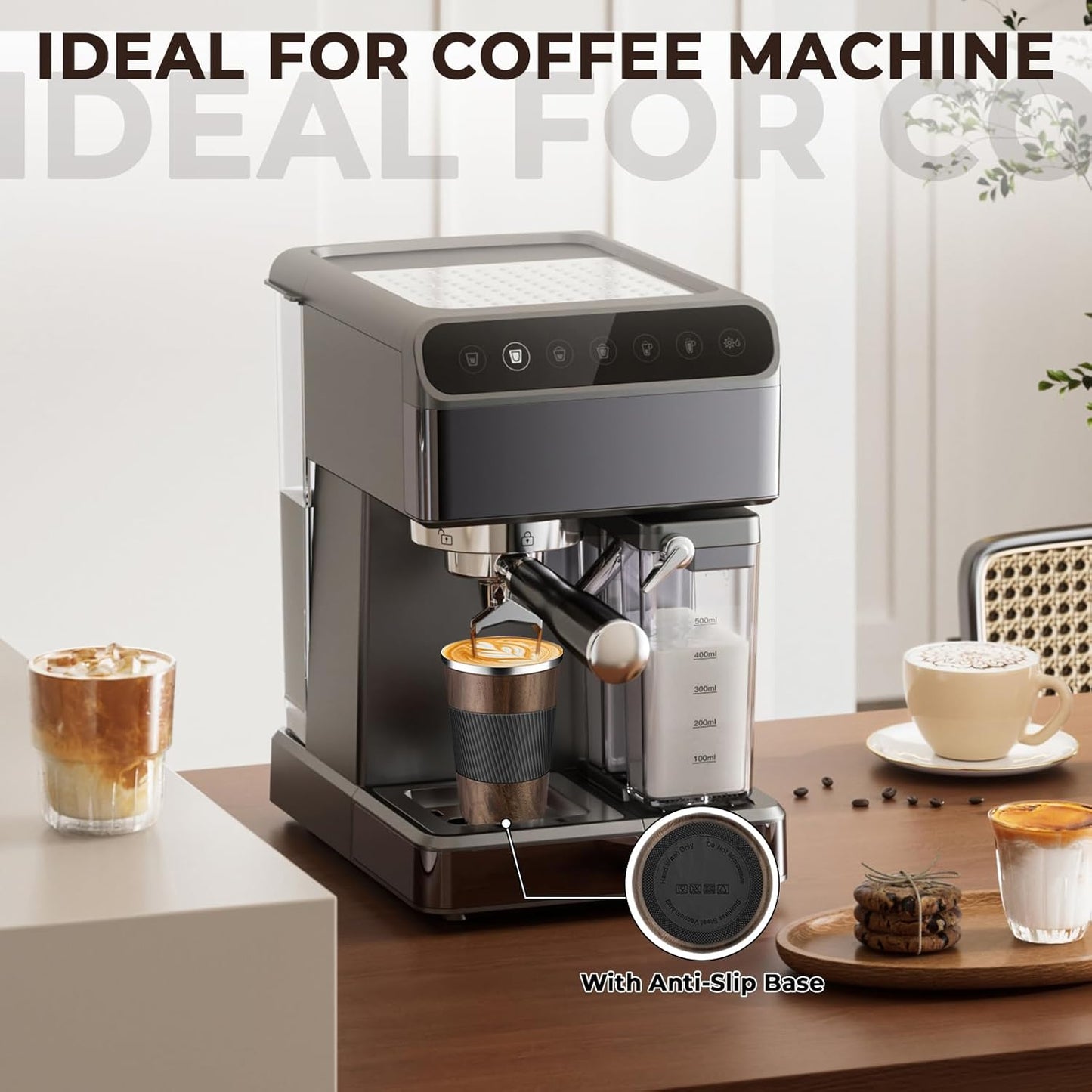 Insulated Coffee Tumbler 12 oz, Stainless Steel Coffee Mug with Lids, Travel Coffee Mug Leak Proof, Double Wall Vacuum Insulated Reusable Coffee Cup, Keep Drinks Hot and Cold (Sky Blue, 12 Ounces)