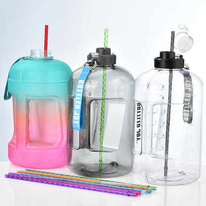 ALINK 12-Pack Reusable Plastic Coloful Swirl Straws, 11 Inch Long PETG Clear Hard Plastic Tumbler Replacement Straws with Brush, BPA-Free, for 16–30 oz Stanley, YETI, Starbucks, Mason Jars, Owala Cups