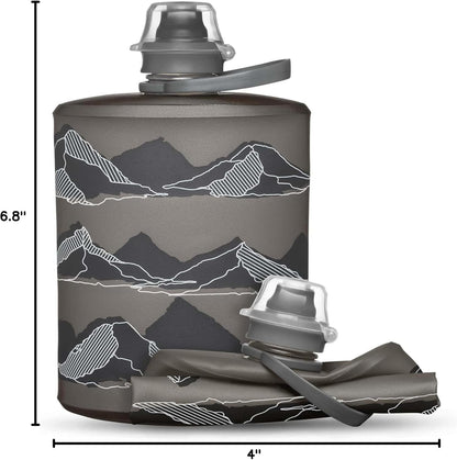 HydraPak Stow Collapsible Water Bottle – 350ml, 500ml, 1L – Ultralight, Leak-Proof, BPA-Free, Filter Compatible Travel & Hiking Flask