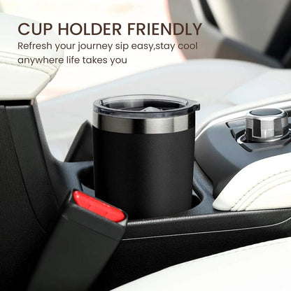 MEWAY 20oz Tumbler Cup Double Wall Vacuum Insulated Travel Mug Bulk, Stainless Steel Tumblers with Lid and Straw, Durable Powder Coated Coffee Cups for Cold & Hot Drinks (Navy, 1)