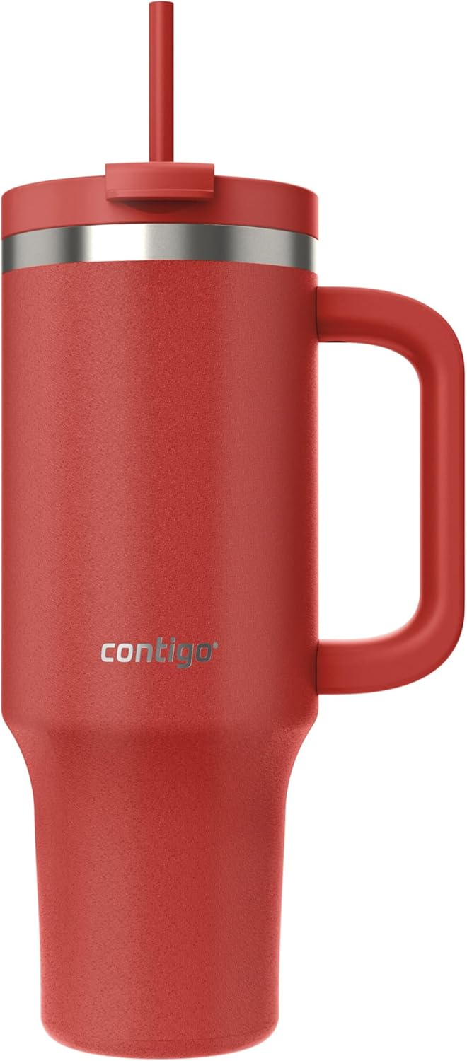 Contigo Streeterville 40oz Tumbler, Stainless Steel Vacuum Insulated, Leak-Proof, Cold for 29 Hours, Reef