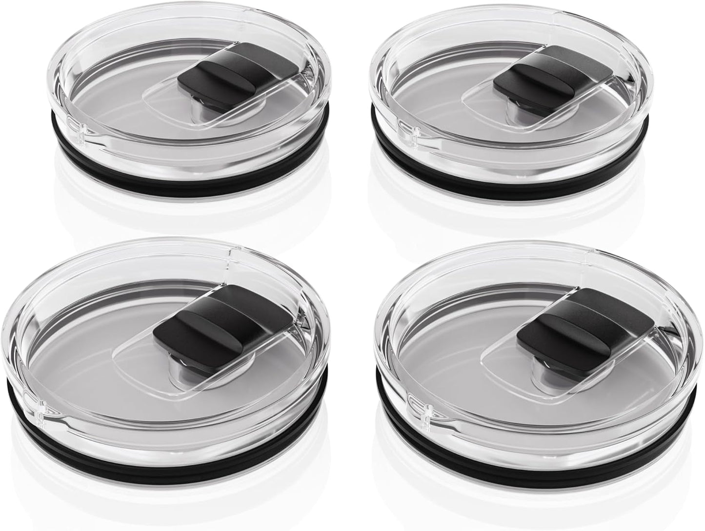 20 oz Tumbler Lid for YETI, 2 Pack Replacement Lids for YETI 20oz Tumbler & 10 oz Lowball, 10 oz Mug, Coffee Cup Covers with Magnetic Slider for Gift, BPA Free