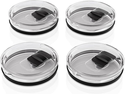 20 oz Tumbler Lid for YETI, 2 Pack Replacement Lids for YETI 20oz Tumbler & 10 oz Lowball, 10 oz Mug, Coffee Cup Covers with Magnetic Slider for Gift, BPA Free