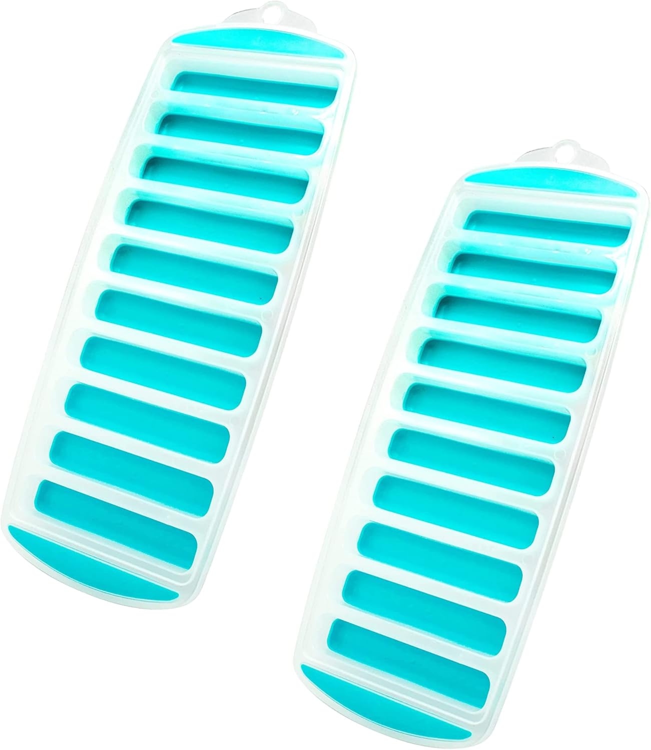 Jacent Resusable Silicone and Plastic Water Bottle Ice Cube Stick Tray, Easy Push & Pop Ice Cubes for Water Sports Bottle: 1 (ONE) Pack Water Bottle Ice Cube Stick Tray
