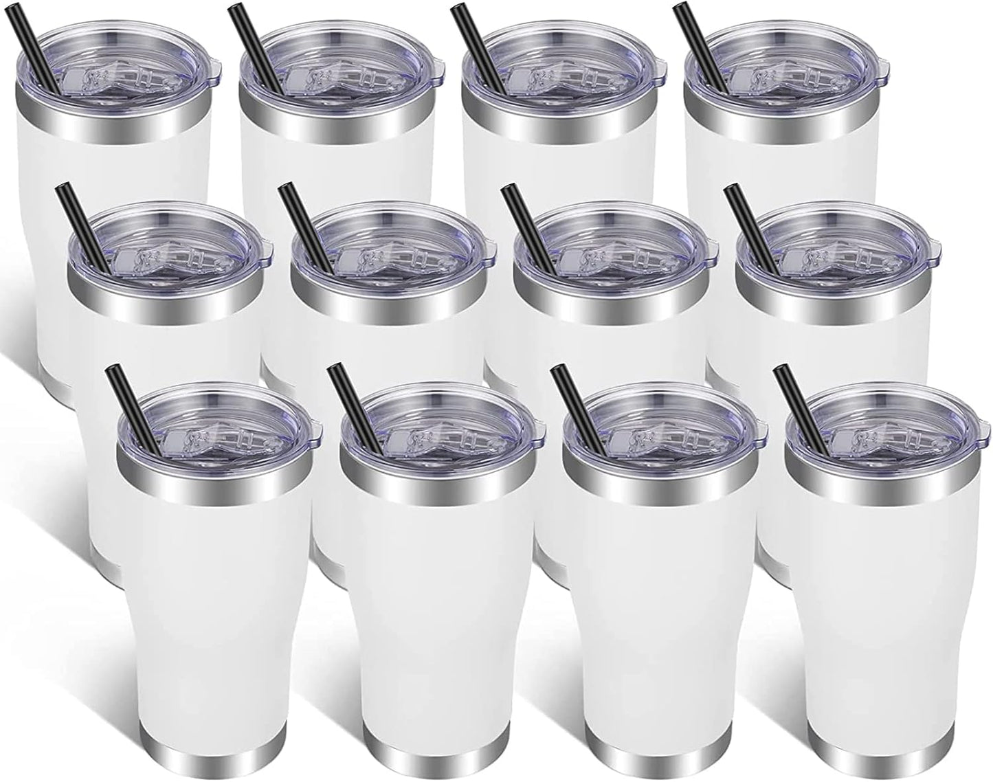 VEGOND 20oz Tumbler Stainless Steel Tumbler Cup with Lid And Straw Vacuum Insulated Double Wall Travel Coffee Mug(Orange 1 Pack)