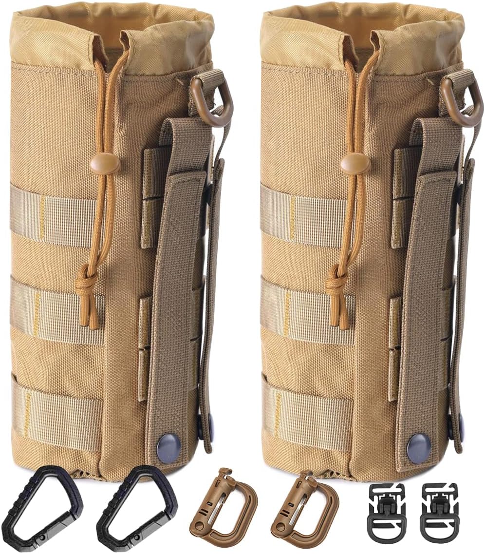 Molle Water Bottle Holder, Water Molle Attachments, Molle Water Bottle Pouch, Tactical Backpack Attachment Pouches