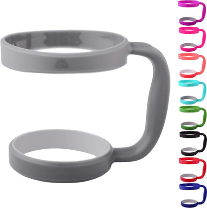 STRATA CUPS 30 oz Tumbler Handle - Available For 30 oz YETI Tumbler, OZARK TRAIL, Rambler Tumbler- BPA free (Black)