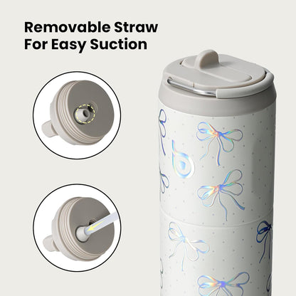 BOTTLE BOTTLE Insulated Water Bottle 24oz with Straw Lid and Handle for Sports Travel Gym Stainless Steel Water Bottles Double-Wall Vacuum Metal Leak Proof BPA-Free