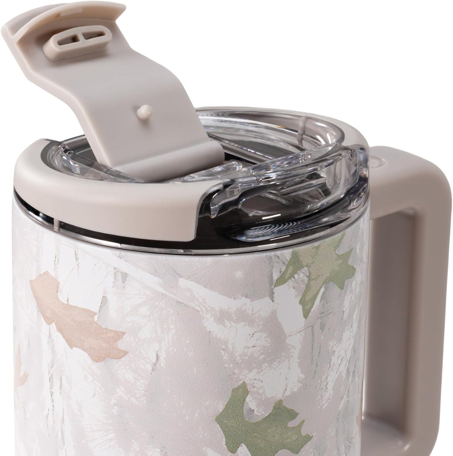 HydroJug Coffee Traveler 20 oz - Leak-Resistant, Ceramic-Lined Insulated Travel Coffee Mug for Hot or Cold Drinks with Flip Lid & Handle, Dishwasher Safe Coffee Tumbler, Cascade