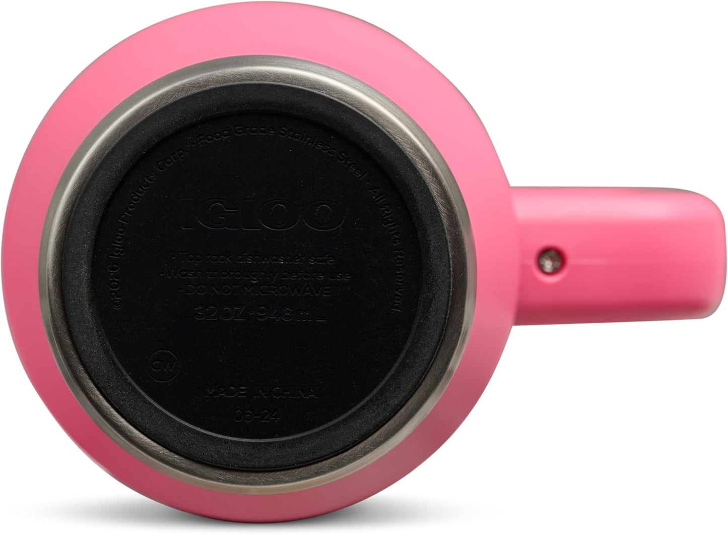 Igloo 20 oz Stainless Steel Tumbler | Sport Sipper Bottle | Thrift Pink