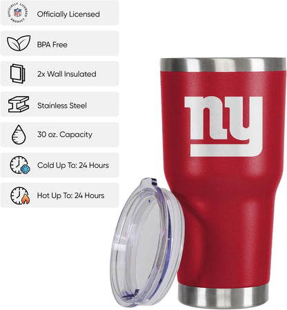 FOCO NFL Team Logo 30oz Insulated Stainless Steel Travel Mug Tumbler